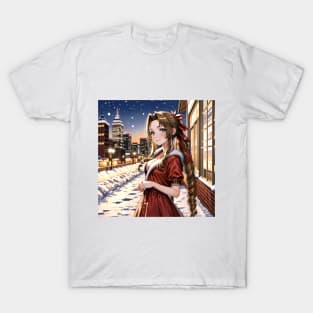 aerith santa dress T-Shirt